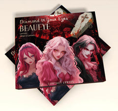 Cosplay Block Orange Coloured Contact Lenses