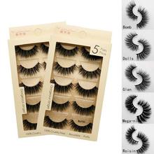 7D Dense 10 Piece Mink Hair Eyelashes