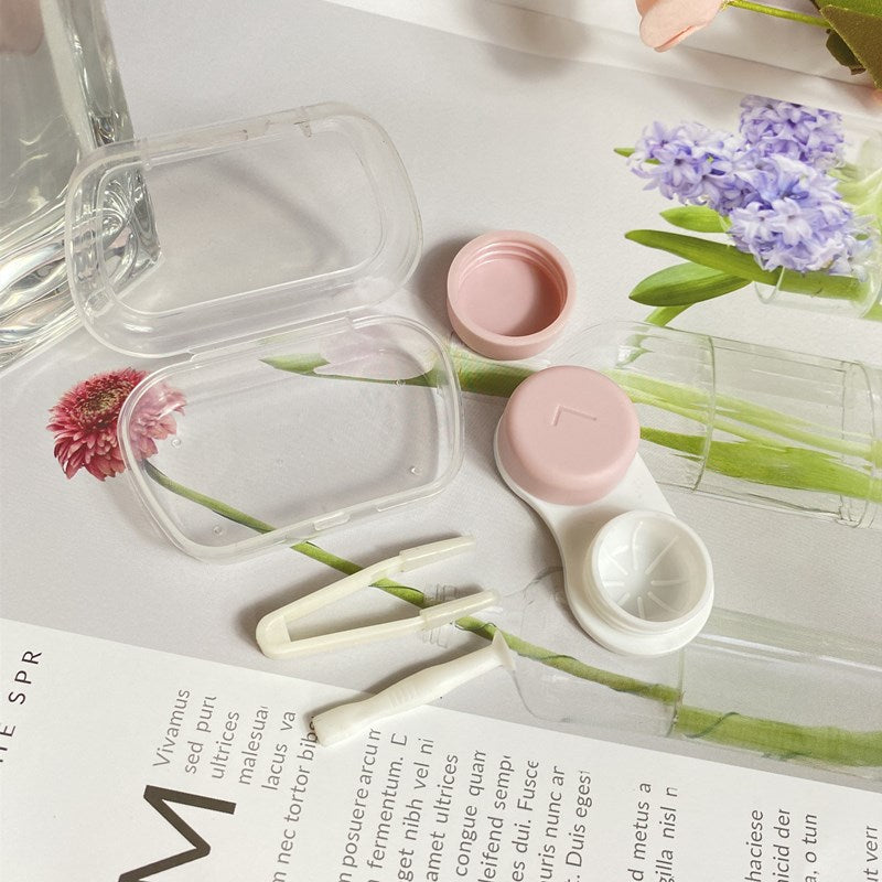 Plain Colored Contact Lens Case