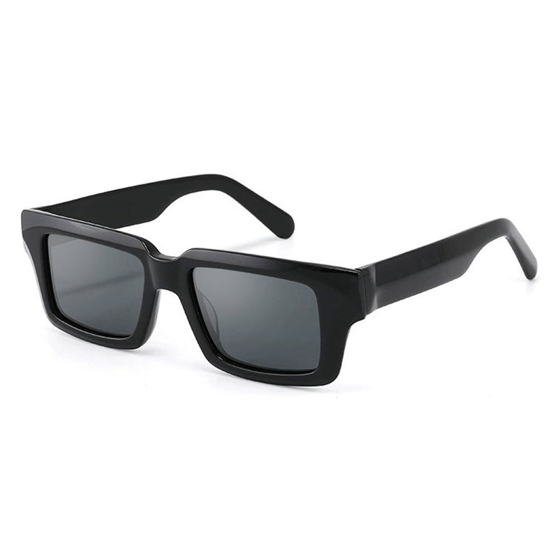Eulalia Rectangle Black Sunglasses Secondary image