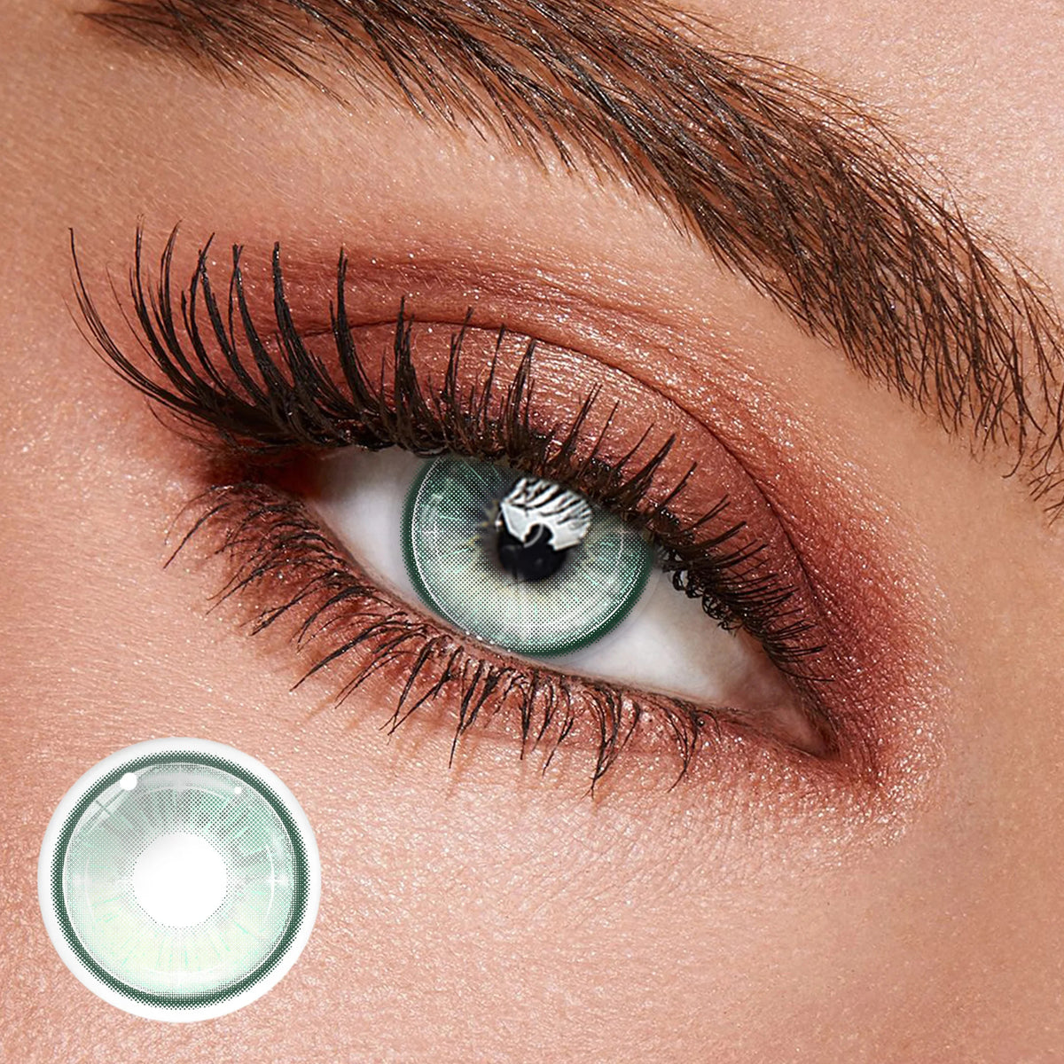 Felicia Green Coloured Contact Lenses