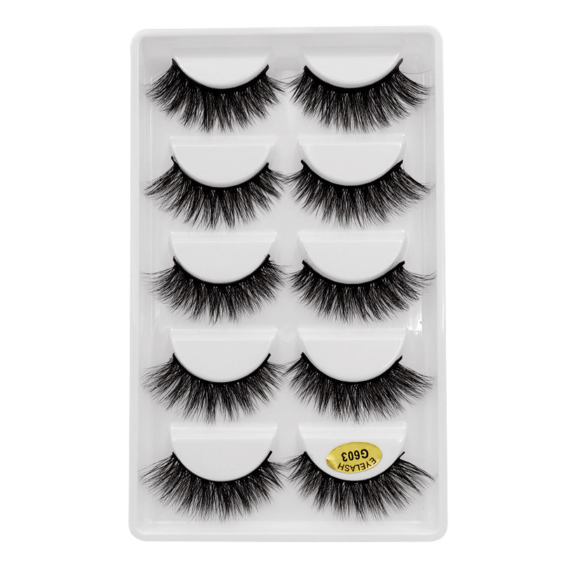 Mink Hair 10 Piece Mink Hair Eyelashes