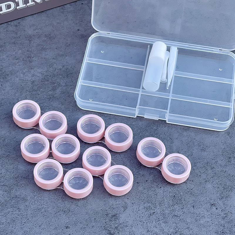 INS Simple Style Colored Contact Lens Case