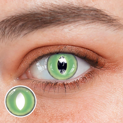 Cosplay British shorthair Green Colored Contact Lenses