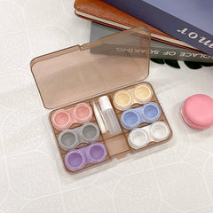 6 Pairs Colored Contact Lens Case