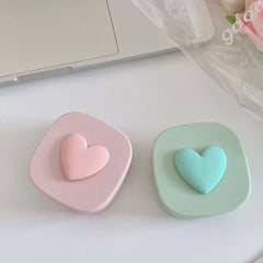 Sweetheart Macaron Colored Contact Lens Case