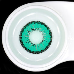 Cosplay ICE Green Prescription Colored Contact Lenses