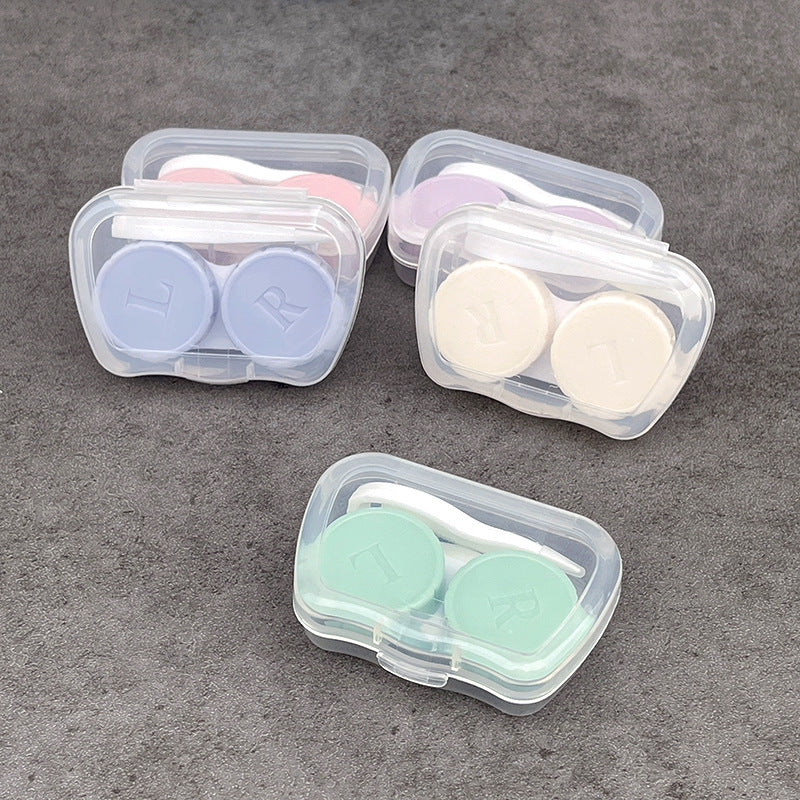 Small Portable Colored Contact Lens Case