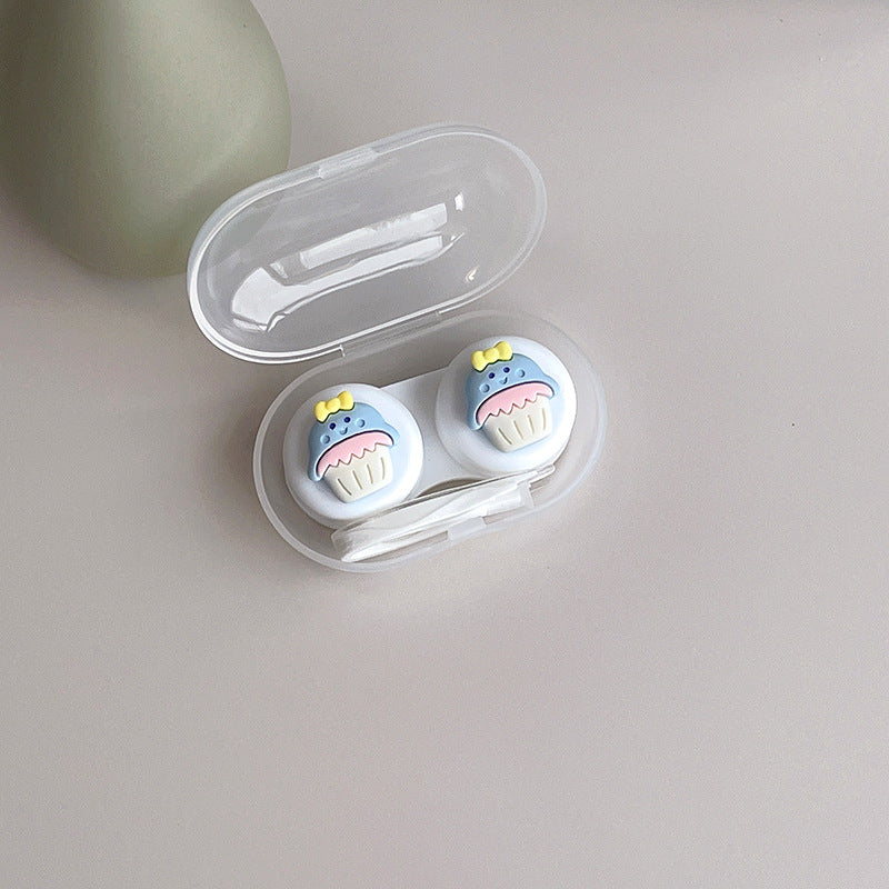 INS Simple Cute DIY Colored Contact Lens Case