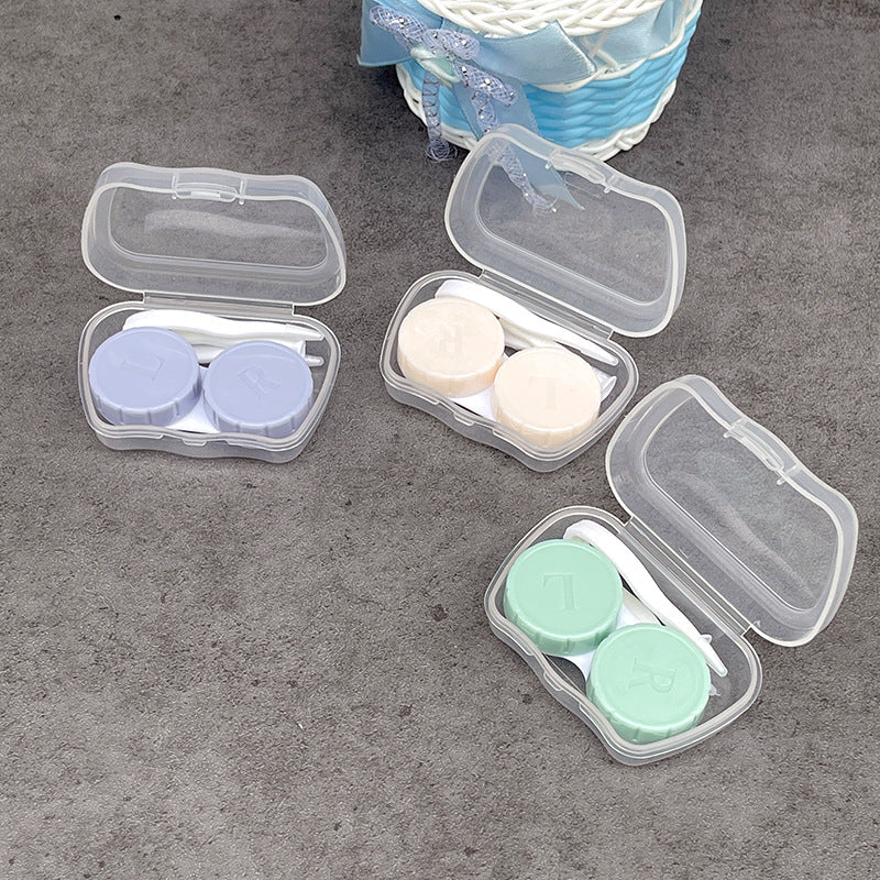 Small Portable Colored Contact Lens Case