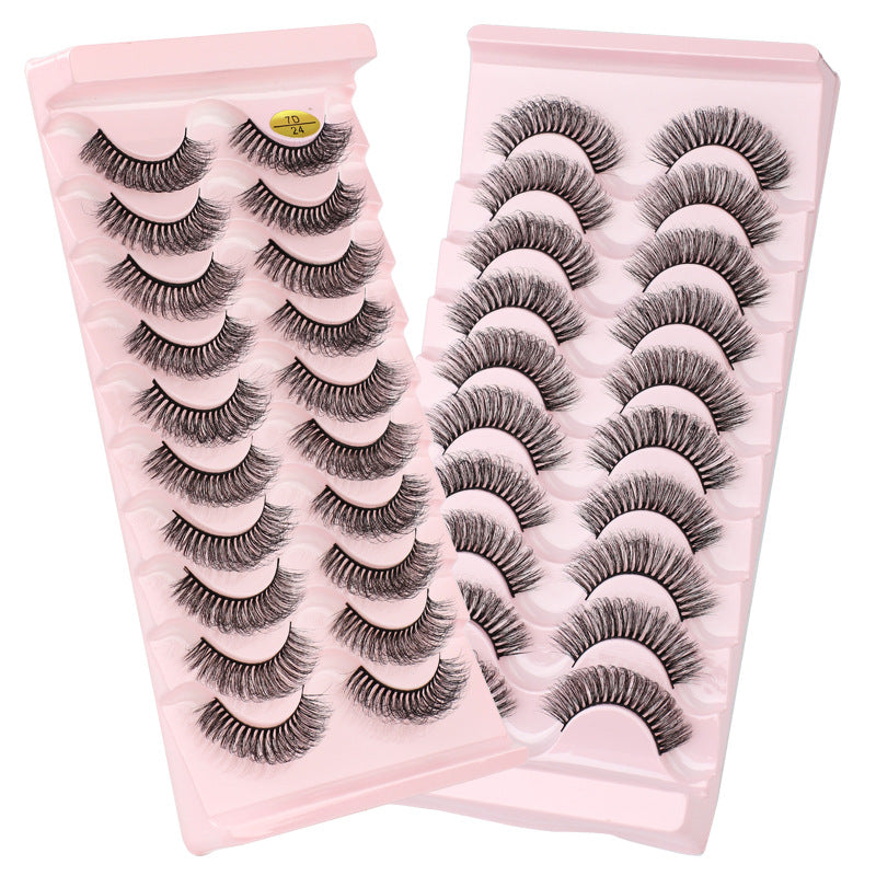 7D Dense 10 Piece Mink Hair Eyelashes