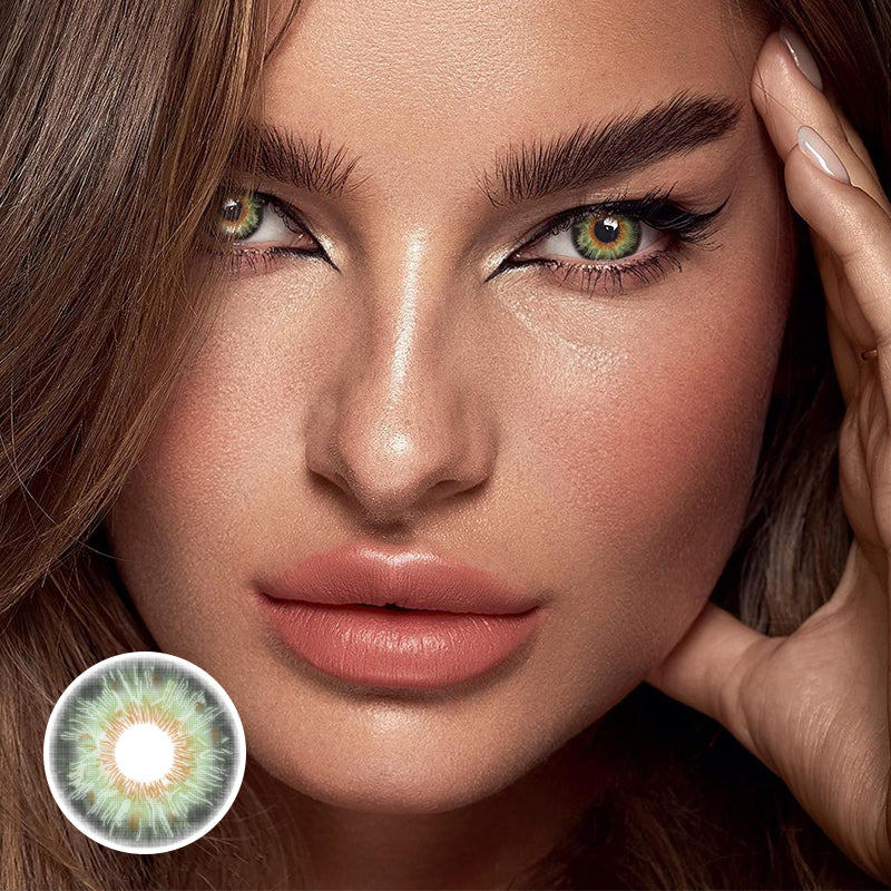 Renaissance Marquise Green Colored Contact Lenses