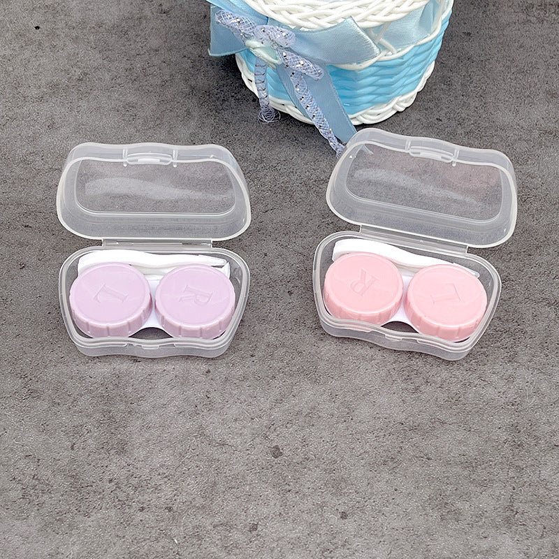 Small Portable Colored Contact Lens Case