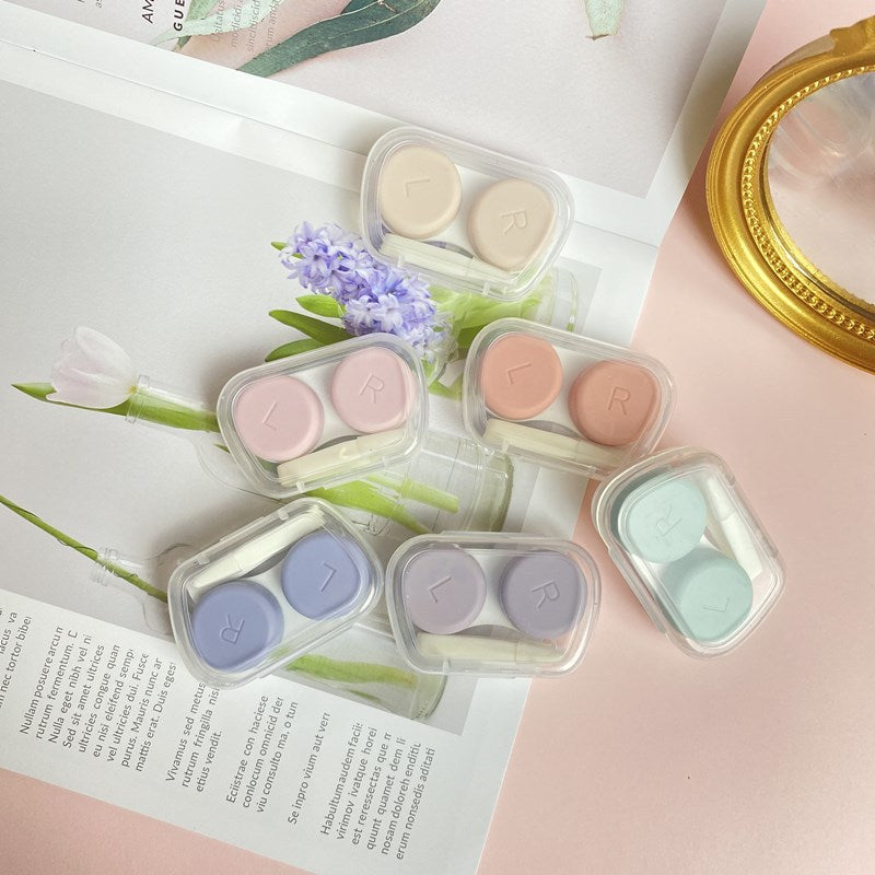 Plain Colored Contact Lens Case