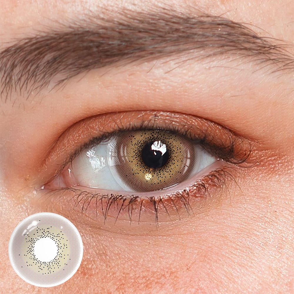 Gimlet Brown Coloured Contact Lenses Main image