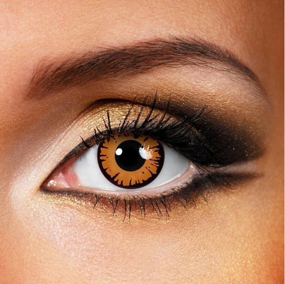 Cosplay WILIGHT BELLA Yellow Colored Contact Lenses