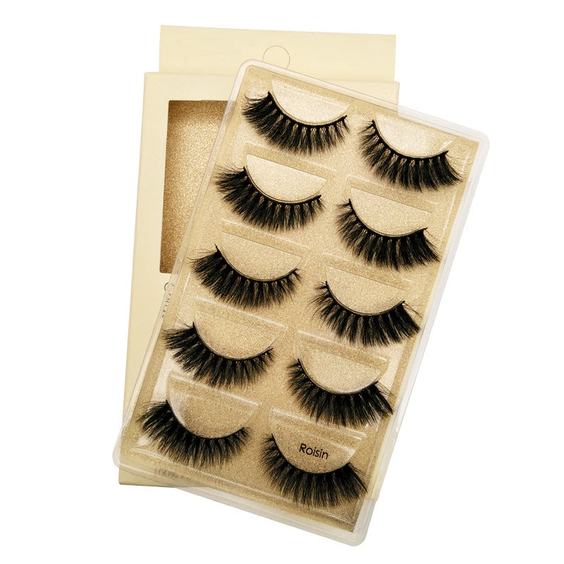 3D Glan 5 Piece Roisin Mink Hair Eyelashes