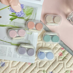 Plain Colored Contact Lens Case