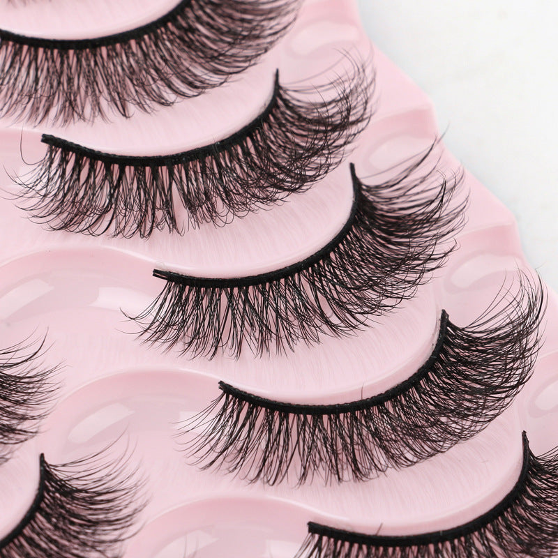 7D Dense 10 Piece Mink Hair Eyelashes