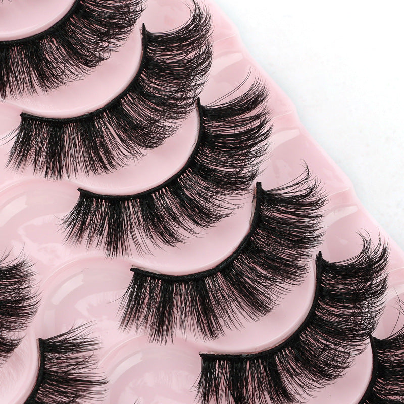 7D Dense 10 Piece Mink Hair Eyelashes