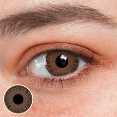 Bramble Light Brown Prosthetic Lenses