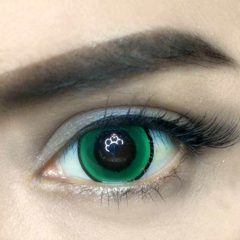 Cosplay Element Green Manson Colored Contact Lenses