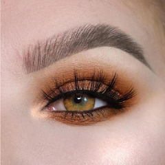 Three Tone HONEY Brown Prescription Colored Contact Lenses