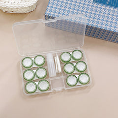 6 Pairs Colored Contact Lens Case