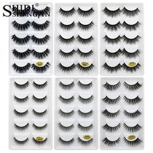 7D Dense 10 Piece Mink Hair Eyelashes