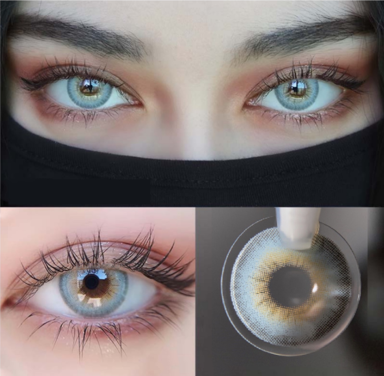 LA GIRL Blue Prescription Colored Contact Lenses