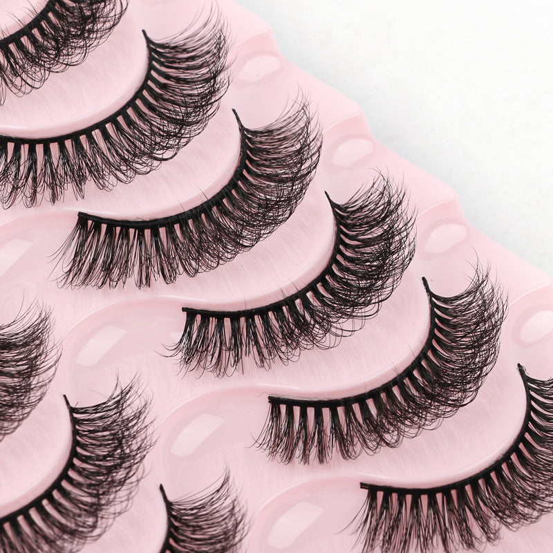 7D Dense 10 Piece Mink Hair Eyelashes