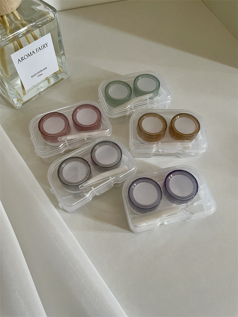 Small Minority Colored Contact Lens Case