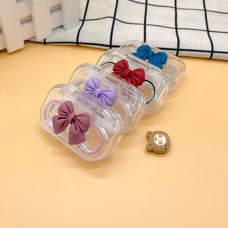 Transparent Colored Contact Lens Case