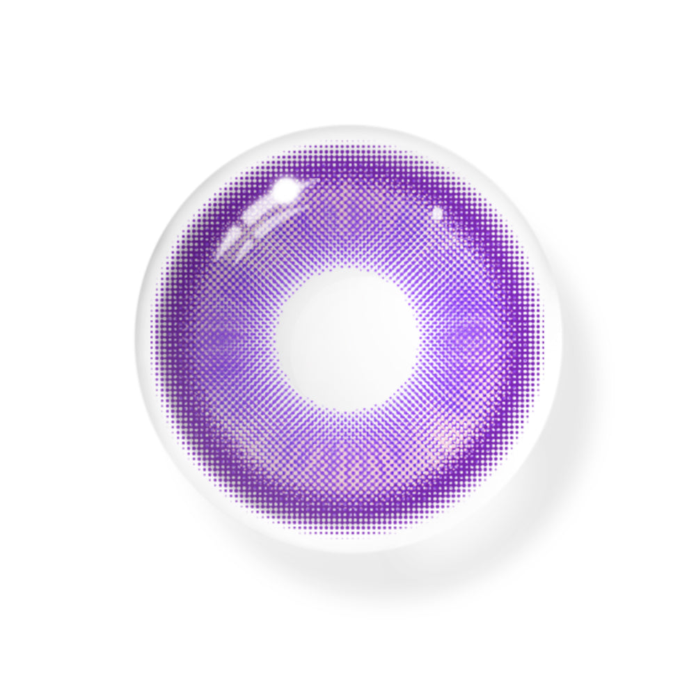 Cosplay Fairy Purple Coloured Contact Lenses Secondary image