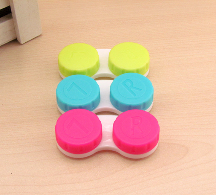 Candy Colors Multicolor Colored Contact Lens Case Secondary image