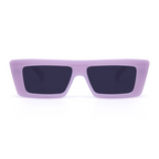 Yolanda Rectangle Purple Sunglasses