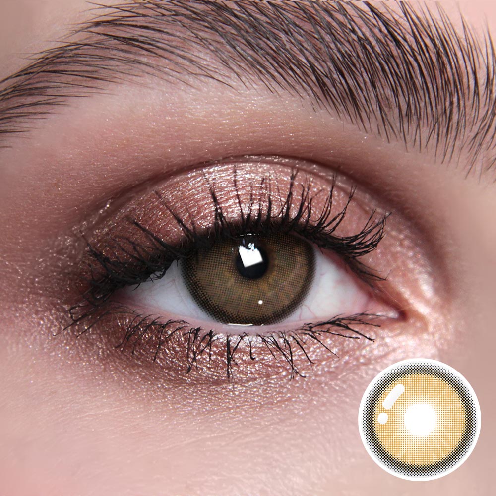 Vela Dark Brown Prescription Colored Contact Lenses