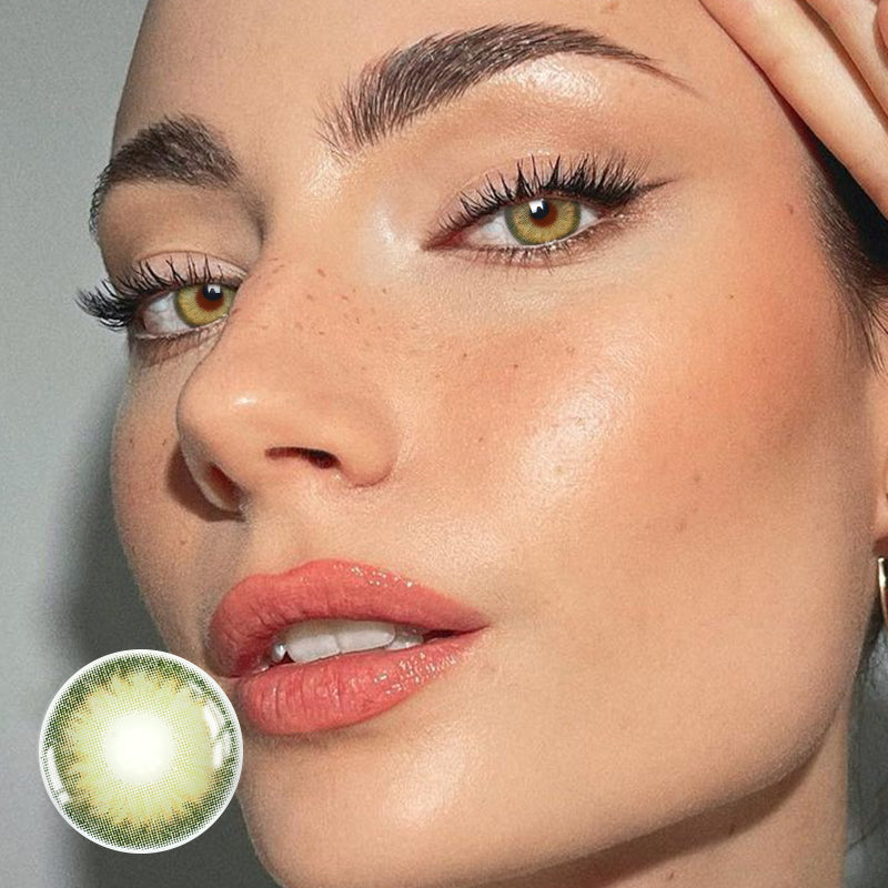 Adriene Green Coloured Contact Lenses Main image