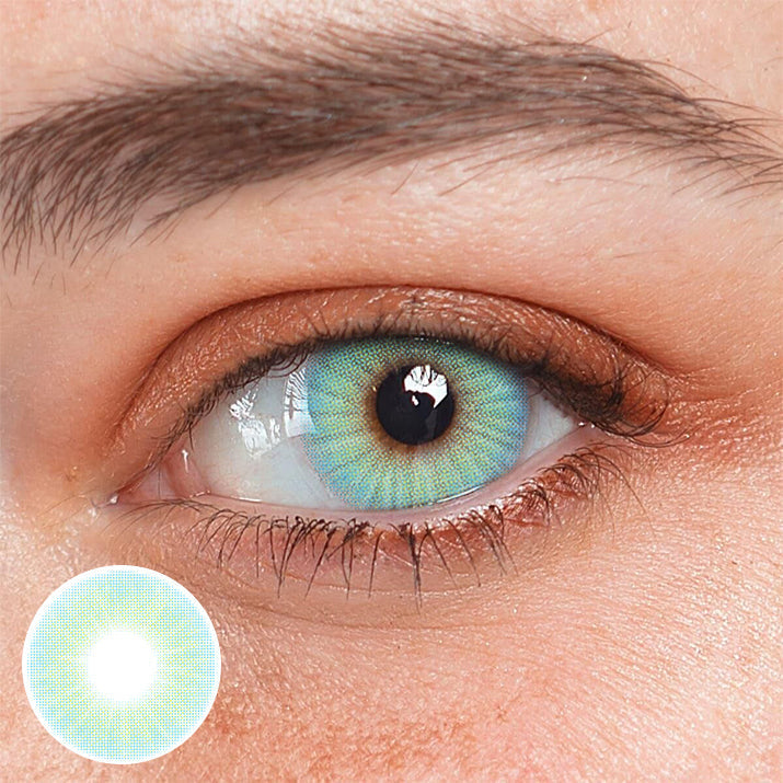 Polar Light Blue Prescription Coloured Contact Lenses Main image