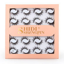 3D Cat Eye 10 Piece Mink Hair Eyelashes