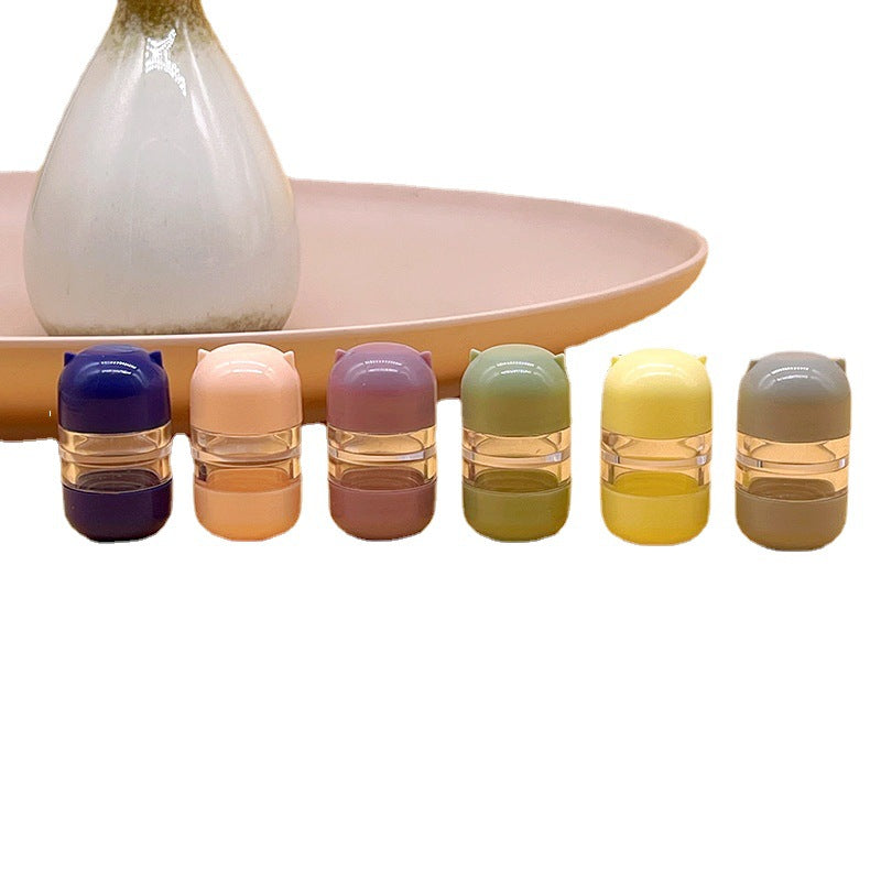 3 Pairs Colored Contact Lens Case