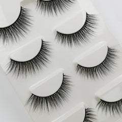 New Natural Slim 4 Piece G104 Mink Hair Eyelashes