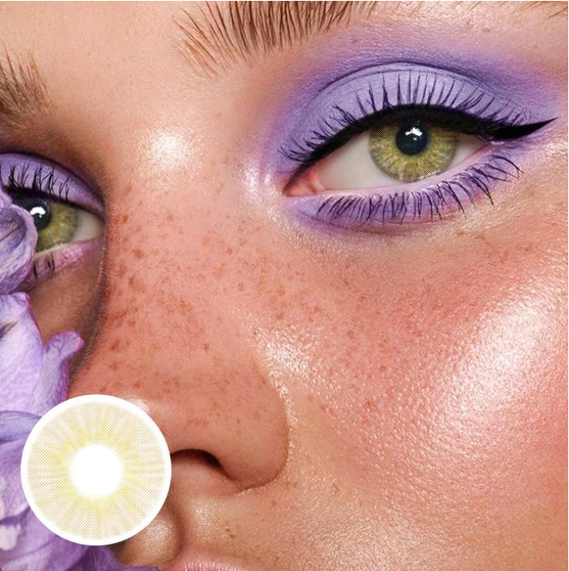 Cherry  Lumirere Brown Coloured Contact Lenses Main image