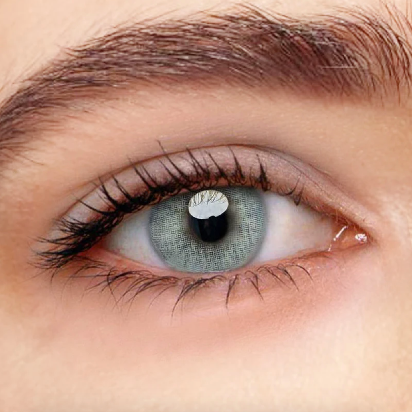 Polar Light sky gray Prescription Colored Contact Lenses