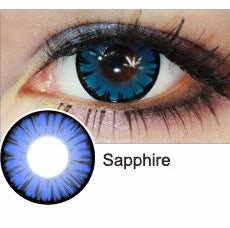 Halloween Miracle Sapphirl green Prescription Colored Contact Lenses