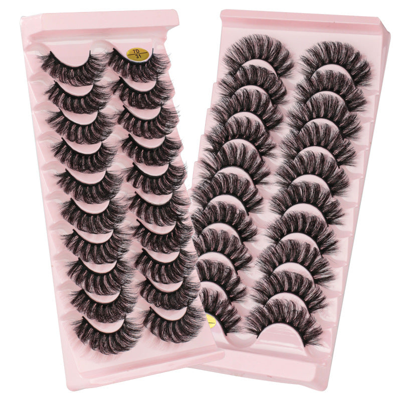 7D Dense 10 Piece Mink Hair Eyelashes