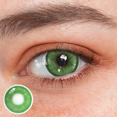 Amaretto Green Colored Contact Lenses