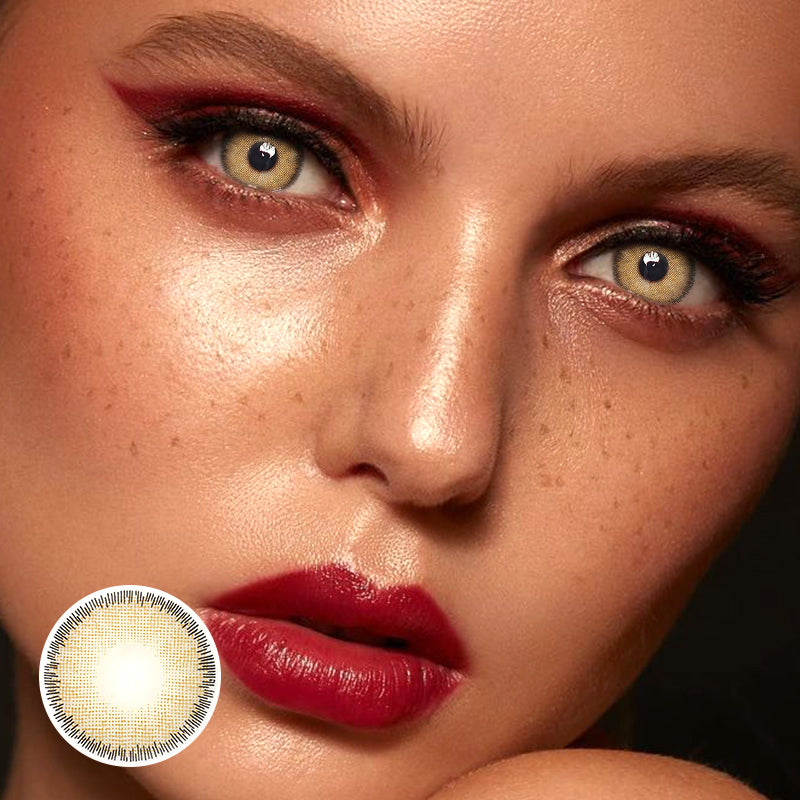 Breena Hazel Coloured Contact Lenses Secondary image