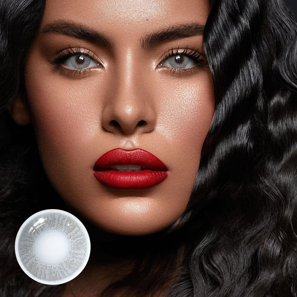 Artemis Ash Gray Coloured Contact Lenses Main image