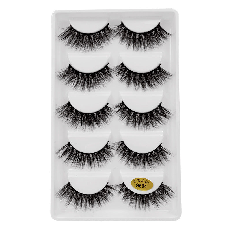 Mink Hair 10 Piece Mink Hair Eyelashes